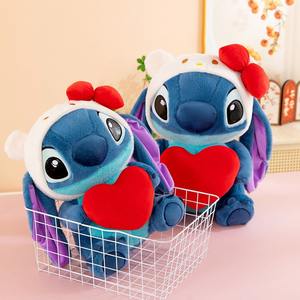 Peluches Stitch Cœur Rouge en Gros – Cadeaux d'Anniversaire et de Saint-Valentin – Meilleures Peluches Personnages de Dessins Animés Stitch - Product Image 2
