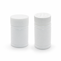 Conteneur en plastique opaque pour médicaments, 30 ml, 70 ml, avec bouchon résistant aux enfants en HDPE blanc en option, pour l'emballage de comprimés, de capsules et de compléments alimentaires