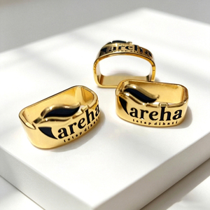 Anillo de sujeción para bufandas de aleación de zinc electrochapado, clip metálico personalizado de fábrica china para bufandas, chales y hiyabs de moda para mujer - Product Image 4