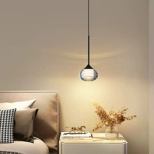 โคมไฟเพดานห้องนอนสไตล์มินิมอลทันสมัย โคมไฟติดผนังแนวตั้งยาวสำหรับตกแต่งผนังหลังทีวี ให้ความรู้สึกหรูหรา โคมไฟระย้าทันสมัย - Product Image 2