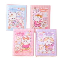 96 feuilles de kimono japonais Kawaii mignon A7 100K Eva cahier avec boucle de manchon en caoutchouc
