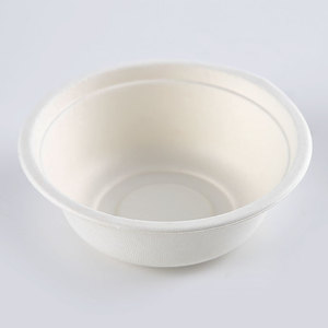 Bols à emporter biodégradables, pièces, nouveau matériel de table <span class=keywords><strong>jetable</strong></span>, bols à emporter, emballage de sucre, pâte chimique, pâte <span class=keywords><strong>blanche</strong></span> - Product Image 3