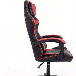 เก้าอี้เล่นเกมอีสปอร์ต พนักพิงสูง ปรับเอนได้ พร้อมหมอนรองศีรษะ ปรับความสูงได้ หมุนได้ หุ้มหนัง ออกแบบตามหลักสรีรศาสตร์ สำหรับใช้ที่บ้าน/สำนักงาน - Product Image 5