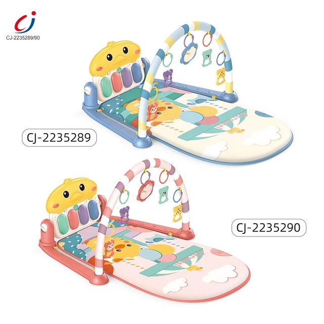 Chengji Educational Electric Toys Kids Musical Mat Baby Fitness Rack Music Pedal Piano for Toddlers