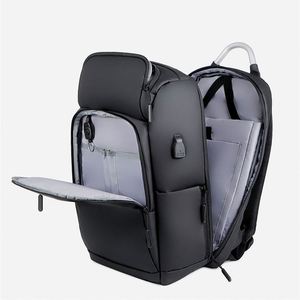 Mochila para Portátil de 15.6 Pulgadas, Multifuncional, Impermeable, para Negocios, con Puerto USB, Anti-Robo, Gran Capacidad, de Poliéster, Nueva, OEM - Product Image 2