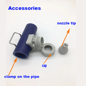 Đầu nối nhanh bằng nhựa 2001jk với đầu phun dạng quạt phẳng - Product Image 4