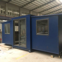 Maisons semi-basses extensibles, fabrication de luxe, conteneur papillon, construction rapide, en chine, livraison gratuite