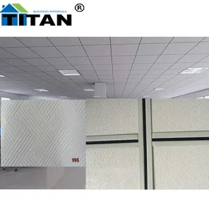 Ghana PVC Gypsum Ceiling With Foil Back Gypsum Ceiling Tiles PVC Gypsum Ceiling Tiles