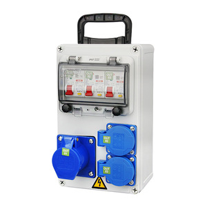 Outdoor Waterproof Portable Power Distribution Box 3 Outlets IP67 Rated Voltage 230V Industrial <b>Socket</b> Box - Product Image 1