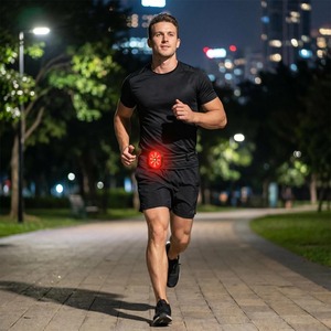 <span class=keywords><strong>Lampe</strong></span> de course rechargeable 450 lumens, 5 modes, pour coureurs, avec lumière rouge comme <span class=keywords><strong>lampe</strong></span> de poitrine ou de taille pour la sécurité nocturne - Product Image 2