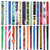 Prix usine OEM Golf Club Grips Logo personnalisé Couleur Design Motif Golf Grip OEM antidérapant en cuir PU Golf Putter Grip