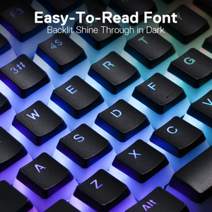 HZGAMER Pudding Keycap, PBT OEM Profile Keycaps Rétroéclairage Double Shot Pudding Keycaps - Product Image 4