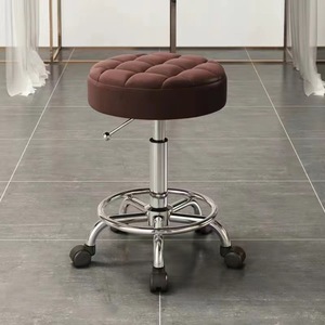 Tabouret de bar moderne en acier inoxydable réglable et confortable pour salons de coiffure et salles de sport, de haute qualité, vente en gros - Product Image 6