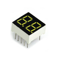 Afficheur LED à 7 segments à 10 broches de 0,36 pouce, 2 chiffres, blanc FND
