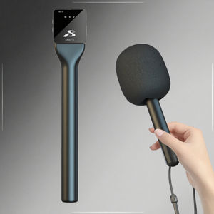 Popular Handheld Stick para micrófono <span class=keywords><strong>de</strong></span> <span class=keywords><strong>solapa</strong></span> Lavalier inalámbrico con mango <span class=keywords><strong>de</strong></span> micrófono <span class=keywords><strong>de</strong></span> entrevista <span class=keywords><strong>de</strong></span> espuma para reporteros <span class=keywords><strong>de</strong></span> TV - Product Image 2