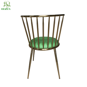 Directo de fábrica Cantori Aurora oro marco de acero inoxidable de la PU silla tapizada - Product Image 3