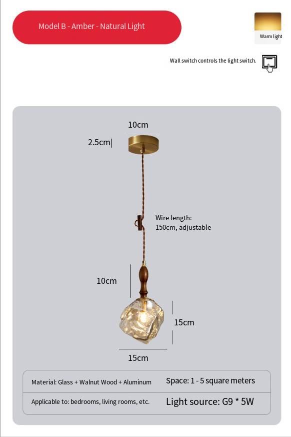 Amber cable with handle-tri-color
