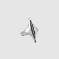 VAF Alien Forme Anneau En Acier Inoxydable Surface Polie Nouveau Design Populaire Formring Edelstahl Poliert Neues Design Beliebte