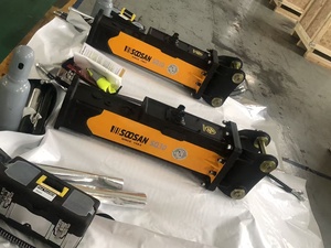 Casse-pierre hydraulique SQ 30 de type boîte, moteur pour excavatrices de 2,5 à 4,5 tonnes, mini-chargeuses compactes, excavatrices robotisées, garantie 1 an, fabriqué en Chine - Product Image 3