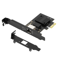 Kartu Jaringan PCIe 2.5G 2500Mbps RJ45 Gigabit LAN Adapter Intel I226 Chip Ethernet Server Kabel