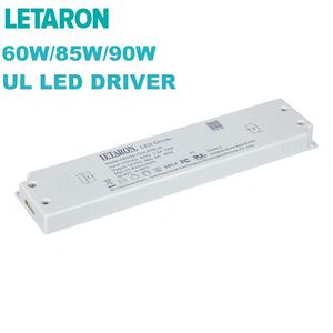 محول طاقة LED نحيف للغاية من Letaron بقوة 48 واط و60 واط قابل للتعتيم، مصدر طاقة بلاستيكي AC-DC من 120 فولت تيار متردد إلى 12/24 فولت لإضاءة LED وكشافات الإضاءة - Product Image 1