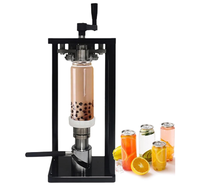 Máquina Manual para Sellar Latas de PET y Aluminio, Selladora Manual con Manivela para Latas de PET