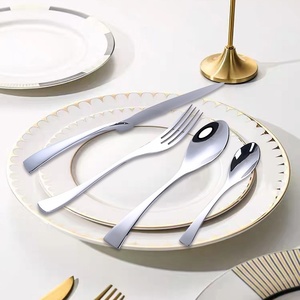 European Style Kaya Steak Knife Fork <b>Set</b> Creative Fish Tail Design Eco-Friendly Stainless Steel Tableware for Hotels - Product Image 2
