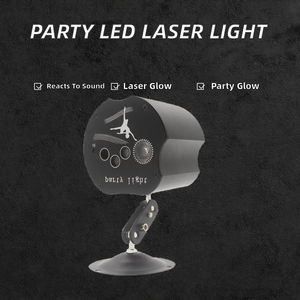 Emslaser 16 motifs, contrôle sonore, intensité réglable, IP33, 5000K, projecteur laser LED pour discothèque, effets de scène DJ, éclairage de fête - Product Image 3