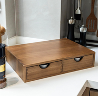 Organisateur de rangement pour dosettes de café K Cup en bambou de haute qualité, neuf, capacité de 30 dosettes, durable