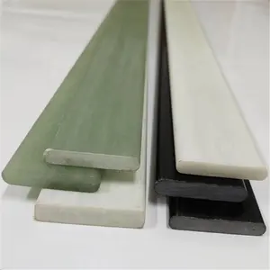 Flexible Pultruded Bar Fiberglass Epoxy FRP Pultrusion Flat Strip For Bow