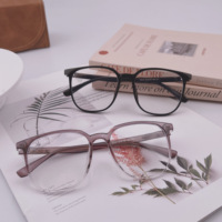 Lunettes optiques carrées haut de gamme nouveau modèle TR90 cadre Spectacle à la mode pour lire l'ordinateur commande en ligne personnalisée