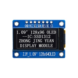 1.09นิ้ว64x128โมดูลจอแสดงผล OLED โมดูล SSD1312อินเทอร์เฟซ SPI หน้าจอ OLED พร้อมแผงควบคุม PCBA - Product Image 1
