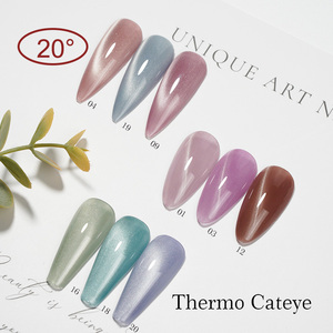 <span class=keywords><strong>Esmalte</strong></span> de <span class=keywords><strong>Uñas</strong></span> en <span class=keywords><strong>Gel</strong></span> Thermo Cateye, Cambio de Color Inteligente Sensible a la Temperatura, Interruptor Automático <span class=keywords><strong>Frío</strong></span>-Caliente, Un <span class=keywords><strong>Gel</strong></span> Dos Colores, Divertido y de Alta Tecnología - Product Image 2