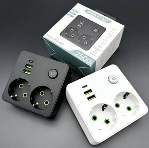Interruptor de Pared Minimalista YUHE, 1 Tomacorriente AC, 0 USB C, 0 USB A, 230V 16A, Material ABS, Interruptor de 1 Vía, IP20, App Smart Life, Cable de 0.5m - Product Image 3