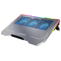 Refroidisseur pour ordinateur portable de 17 pouces avec connecteur de type C, vente chaude, refroidisseur pour ordinateur portable de jeu, bureau, dissipateur de chaleur en alliage d'aluminium