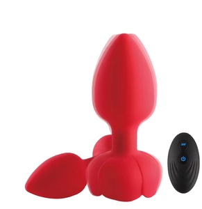 Light Up Butt Plug Nude: Vibrating LED Anal Toy