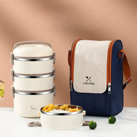 Boîte à lunch isotherme personnalisée en acier inoxydable pour l'école, boîte à bento thermique pour enfants et adultes