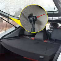 2 Piezas de Correas de Sujeción con Bola Pequeña para Estante Trasero de Maletero de VW Golf 6 GTI R20 MK5 1K6 863 447 A