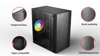 Boîtier et Tour d'Ordinateur Micro ATX/ITX pour Carte Mère, Petit Boîtier PC