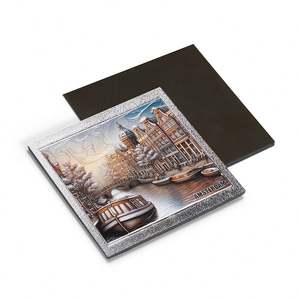 Imanes de Refrigerador Personalizados con Logotipo del Fabricante, Imanes de Refrigerador de Papel Metálico de St. Maarten, Imanes Holandeses para Refrigerador - Product Image 3