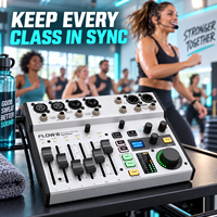 Console de mixage audio numérique professionnelle Bluetooth pour performances live, studio d'enregistrement, DJ et système de sonorisation de conférence