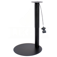 Base de table élévatrice télescopique pneumatique en fil d'acier pour bureau debout ou poste d'ordinateur de réception