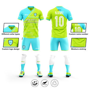 <span class=keywords><strong>2023</strong></span> Akilex Sporty Teamwear 100 Haute Qualité Polyester SoccerWear Professionnel Conception Personnalisée Sublimation Hommes Football T-shirts - Product Image 6