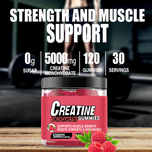 OEM/ODM kreatin monohidrat sakızlı 5000mg 5000mg kreatin monohidrat Gummies ile spor için kas büyümesini destekler - Product Image 4