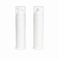 Flacon pompe sans air en plastique de qualité supérieure pour dentifrice, emballage distributeur 75ml 100ml pour soins personnels, étiquette personnalisée, directement de l'usine