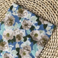 Tissu 100 % coton imprimé numériquement sur mesure, motif nœud papillon et chaîne, pour robes d'été féminines et projets DIY