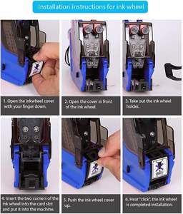 Etichetta di plastica Sticker Sticker Tag Maker macchina con stringa per ufficio negozio al dettaglio negozio di alimentari cantiere vendita - Product Image 6