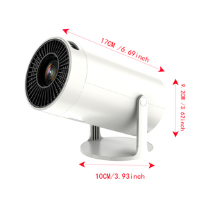 โปรเจคเตอร์พกพาสำหรับใช้งานกลางแจ้ง ความละเอียด 1080P HD มินิโปรเจคเตอร์พร้อมขาตั้งหมุนได้ 360 องศา รองรับ WiFi ไร้สาย สำหรับตั้งแคมป์ โฮมเธียเตอร์ และดูหนัง - Product Image 6