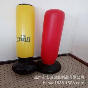 Colonne de boxe verticale gonflable, sac de frappe en PVC de 160cm pour adultes et enfants, équipement d'entraînement physique - Product Image 1