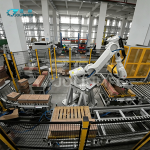 Système de palettisation robotisé haute vitesse avec emballage automatique par <span class=keywords><strong>film</strong></span> étirable pour palettes de cartons, guidé par la vision, pour charges lourdes - Product Image 3